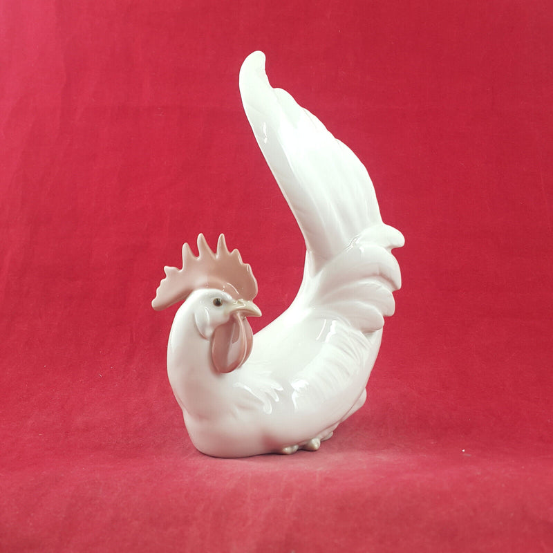 Lladro Figurine - White Cockerel Rooster 4589 - L/N 3511