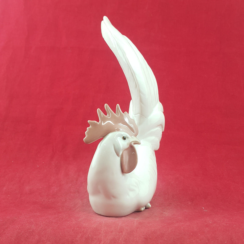 Lladro Figurine - White Cockerel Rooster 4589 - L/N 3511