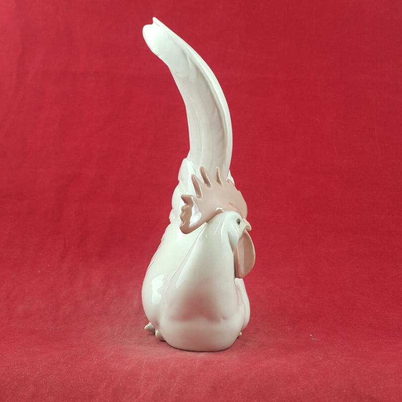 Lladro Figurine - White Cockerel Rooster 4589 - L/N 3511