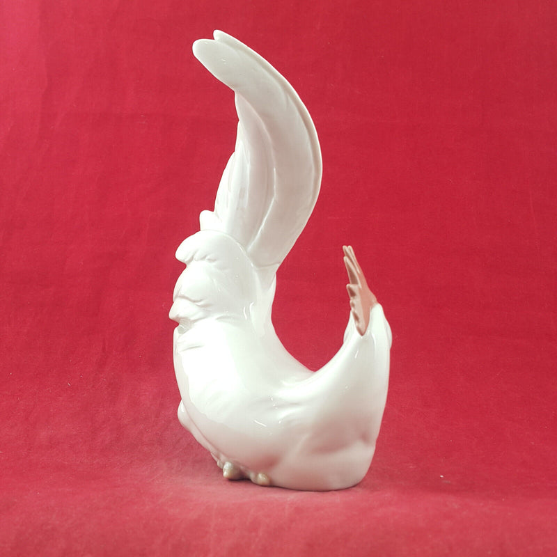 Lladro Figurine - White Cockerel Rooster 4589 - L/N 3511