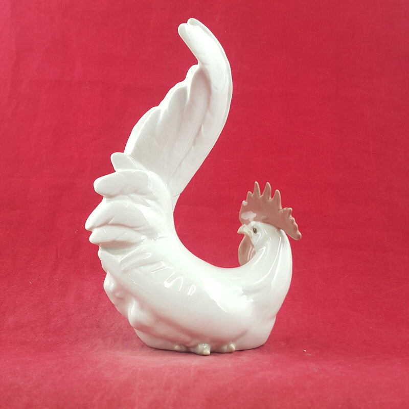 Lladro Figurine - White Cockerel Rooster 4589 - L/N 3511