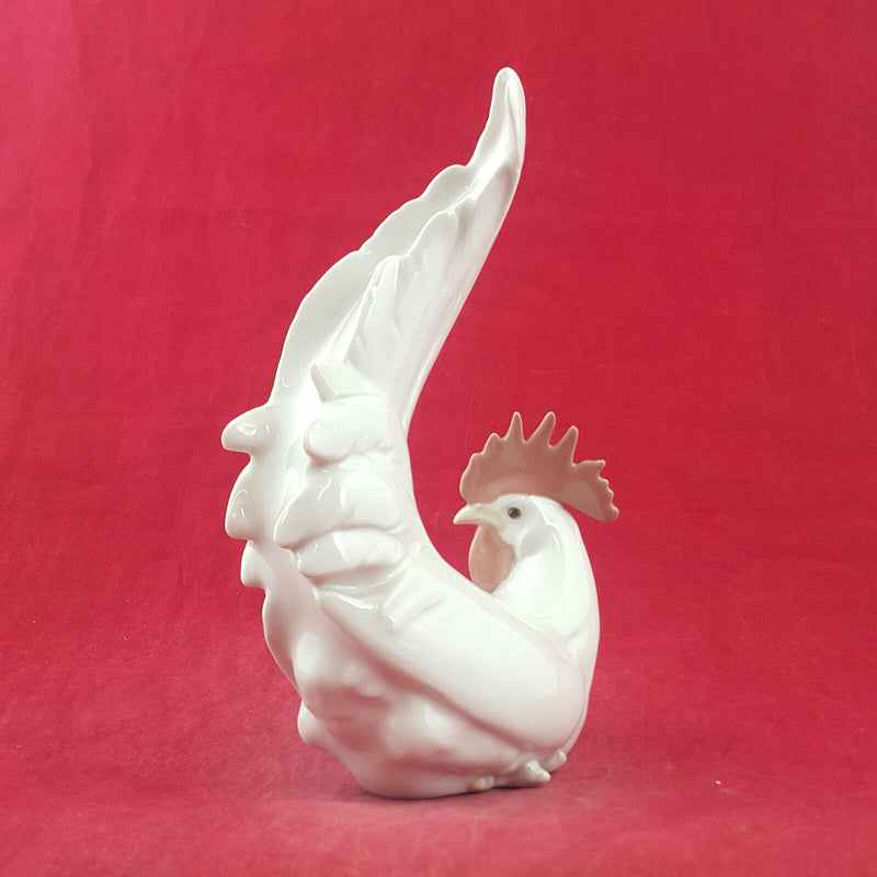 Lladro Figurine - White Cockerel Rooster 4589 - L/N 3511