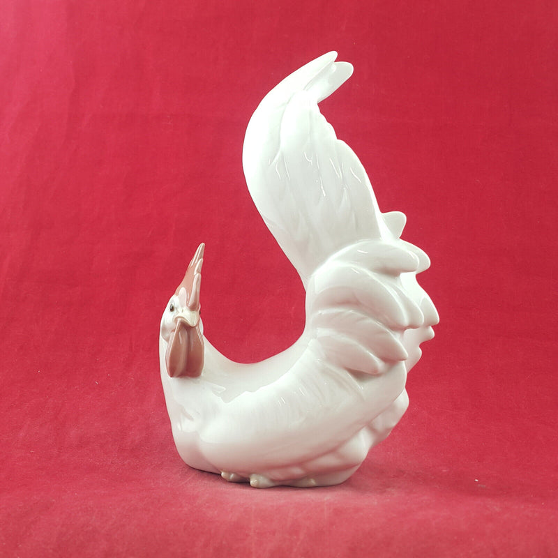 Lladro Figurine - White Cockerel Rooster 4589 - L/N 3511