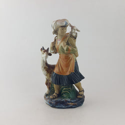 Asian Lady With Goats Figurine - OP 3545