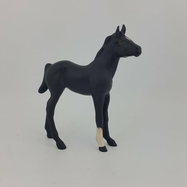 Beswick Model 2536 Black Beauty Foal in Black - Large - BSK 5166