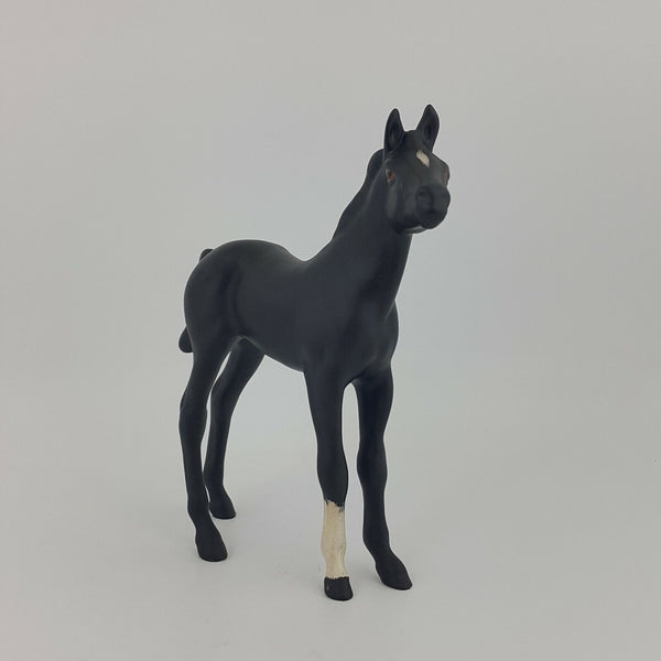 Beswick Model 2536 Black Beauty Foal in Black - Large - BSK 5166