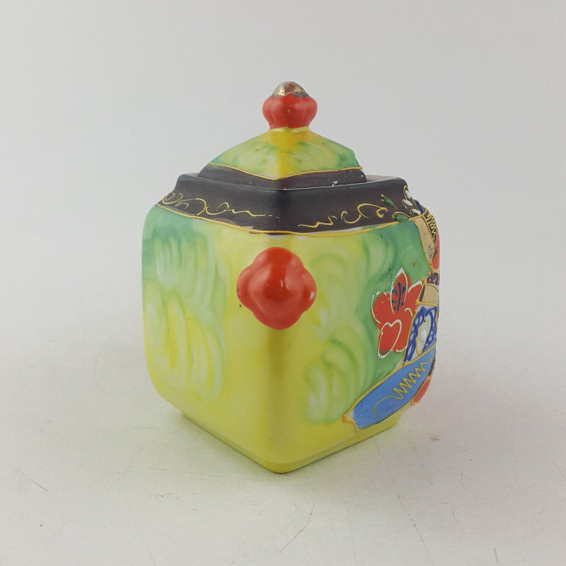 Vintage Japanese / Chinese Lidded Pot / Storage Jar - OP 3555