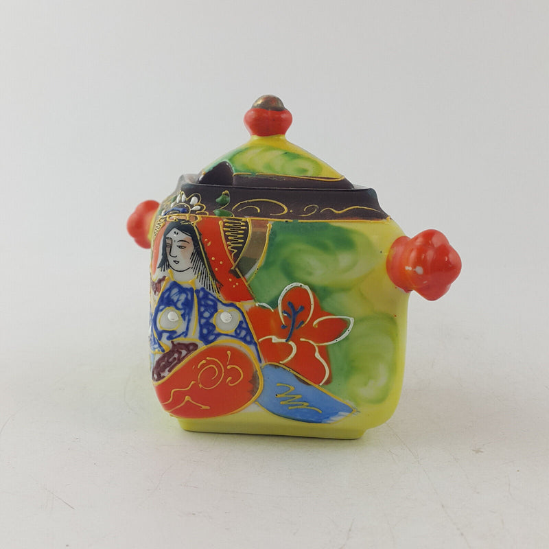 Vintage Japanese / Chinese Lidded Pot / Storage Jar - OP 3555