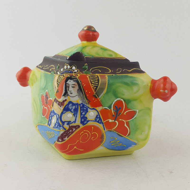 Vintage Japanese / Chinese Lidded Pot / Storage Jar - OP 3555