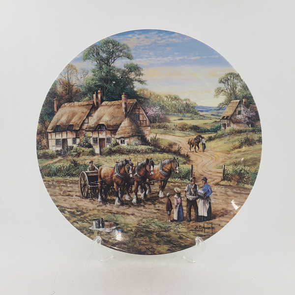 Wedgwood Bradex Plate - Four Seasons - Spring Sowing - WD 3587