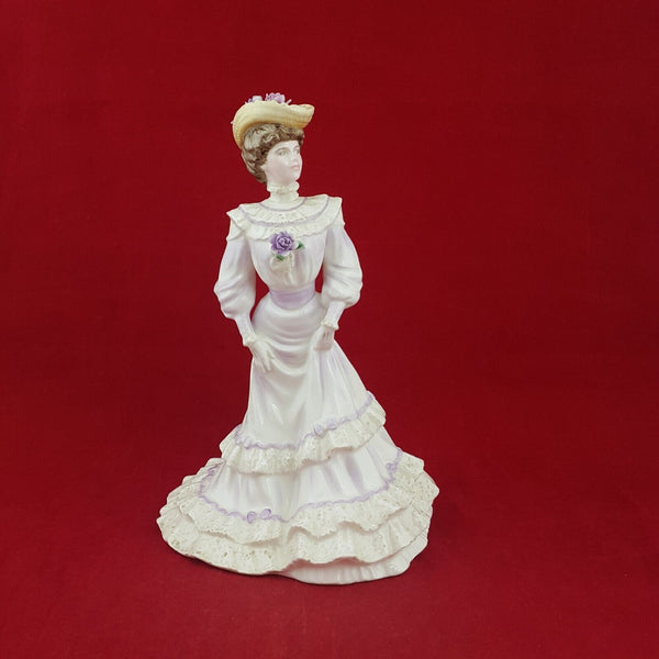 Coalport Figurine Golden Age Louisa at Ascot  - 6765 CP