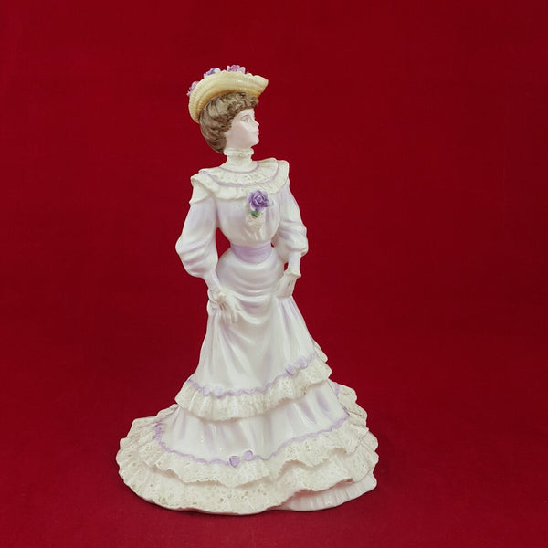 Coalport Figurine Golden Age Louisa at Ascot  - 6765 CP