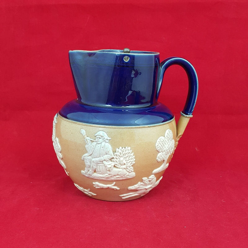 Royal Doulton Lambeth Ware Jug with Metal Lid - RD 5333