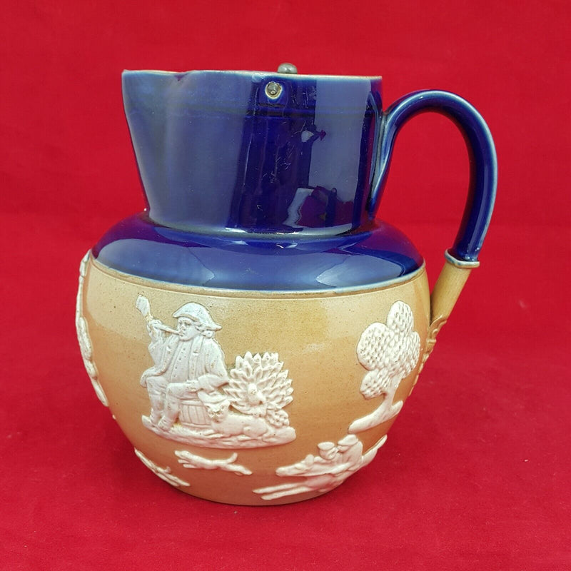 Royal Doulton Lambeth Ware Jug with Metal Lid - RD 5333