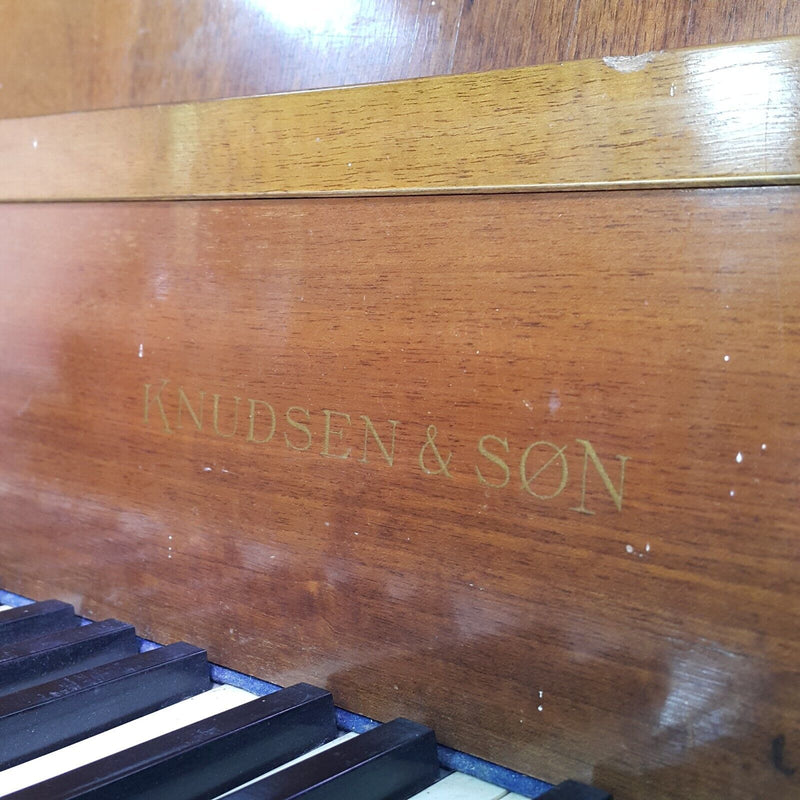 Knudsen & Son Denemark Mahogany Cased Consolette Overstrung Piano - F82