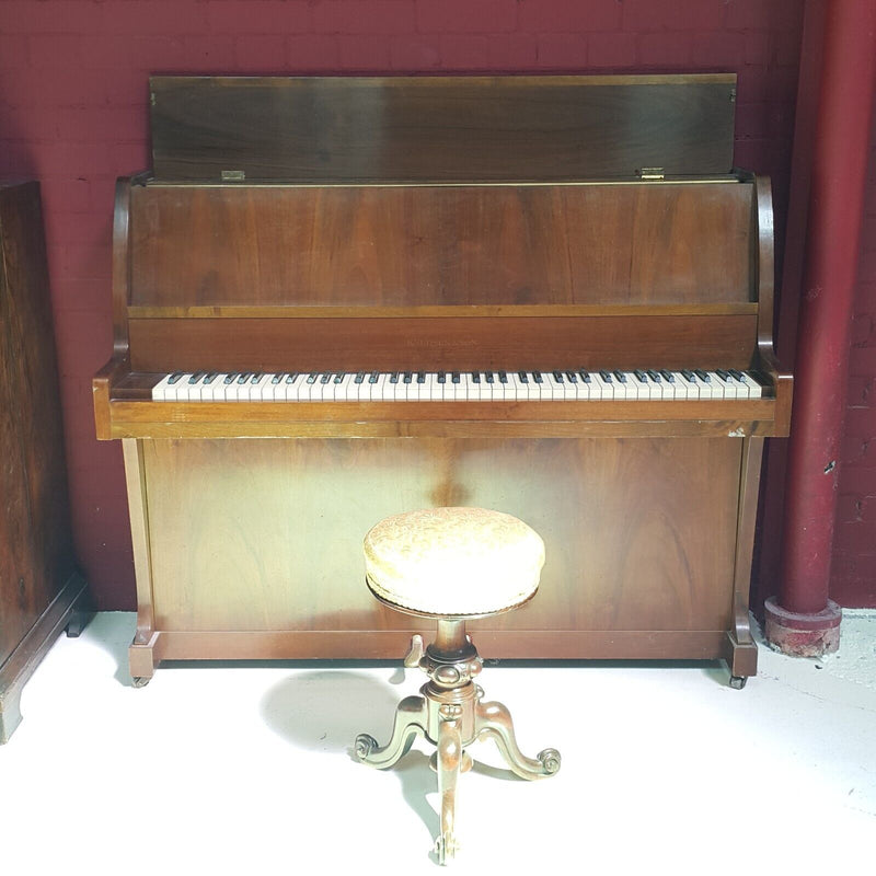 Knudsen & Son Denemark Mahogany Cased Consolette Overstrung Piano - F82