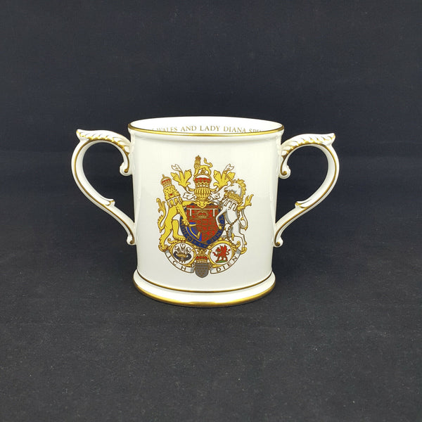 Royal Worcester Ltd Edition The Royal Marriage Loving Cup 1981