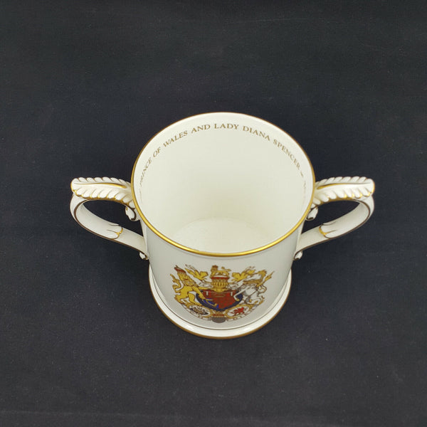 Royal Worcester Ltd Edition The Royal Marriage Loving Cup 1981