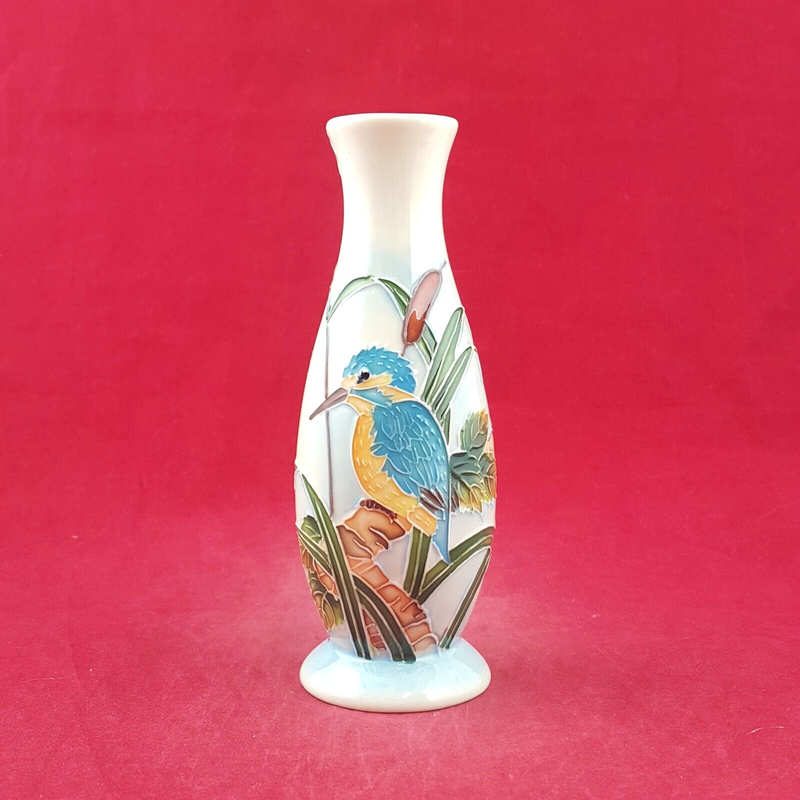 Old Tupton Ware - Kingfisher Vase TW7961 16cm (Boxed & CoA) 8964 O/A