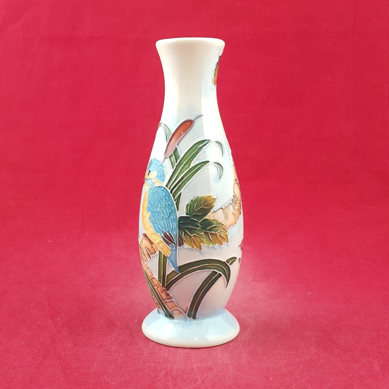 Old Tupton Ware - Kingfisher Vase TW7961 16cm (Boxed & CoA) 8964 O/A