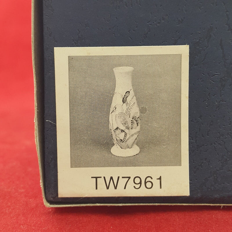 Old Tupton Ware - Kingfisher Vase TW7961 16cm (Boxed & CoA) 8964 O/A