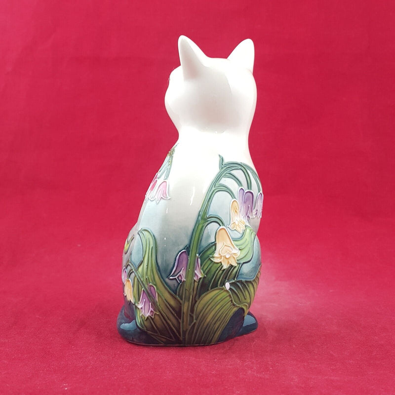 Old Tupton Ware - Floral Cat Figurine 15cm TW1214 (Boxed & CoA) 8960 O/A