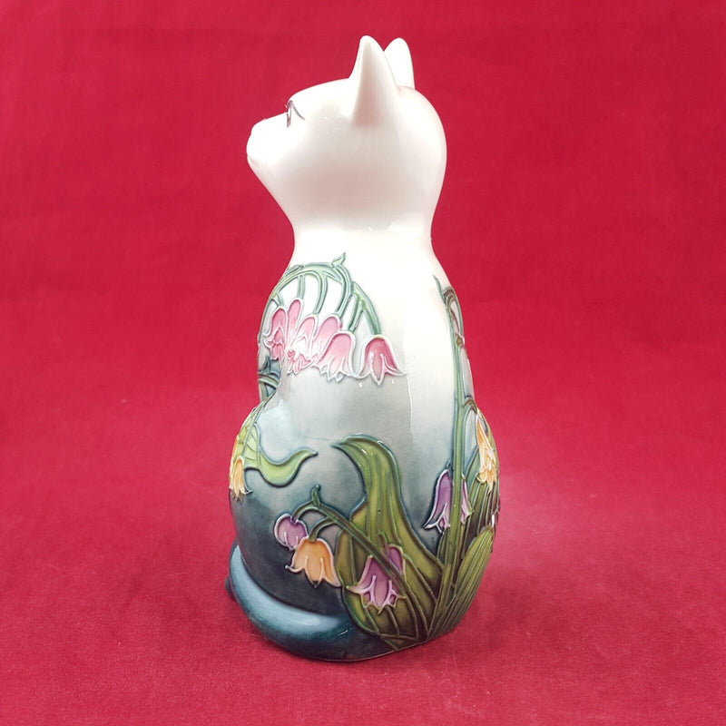 Old Tupton Ware - Floral Cat Figurine 15cm TW1214 (Boxed & CoA) 8960 O/A