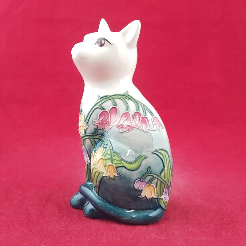 Old Tupton Ware - Floral Cat Figurine 15cm TW1214 (Boxed & CoA) 8961 O/A