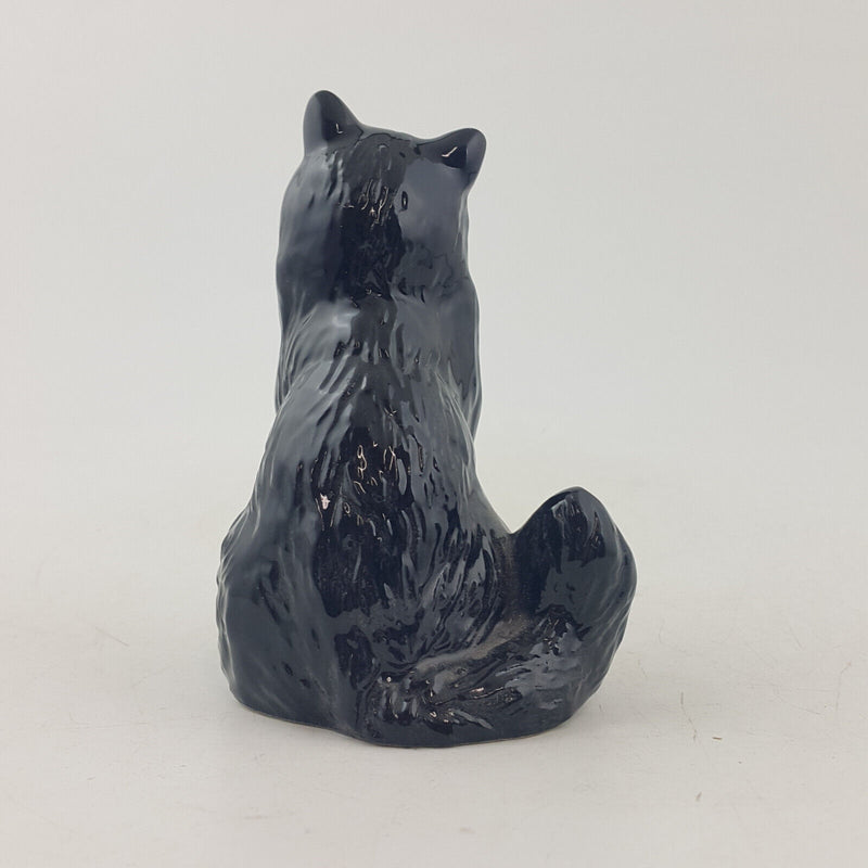 Royal Doulton Animals - Seated Black & White Persian Cat DA194 - RD 3611