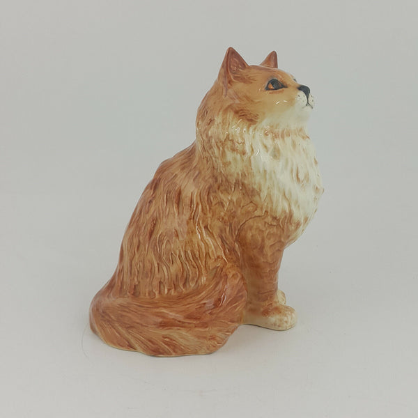 Beswick - Persian Cat Sitting 1880 Ginger Gloss - 582 BSK