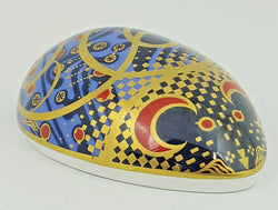 Royal Crown Derby Computer Mouse Paperweight - Gold Stopper