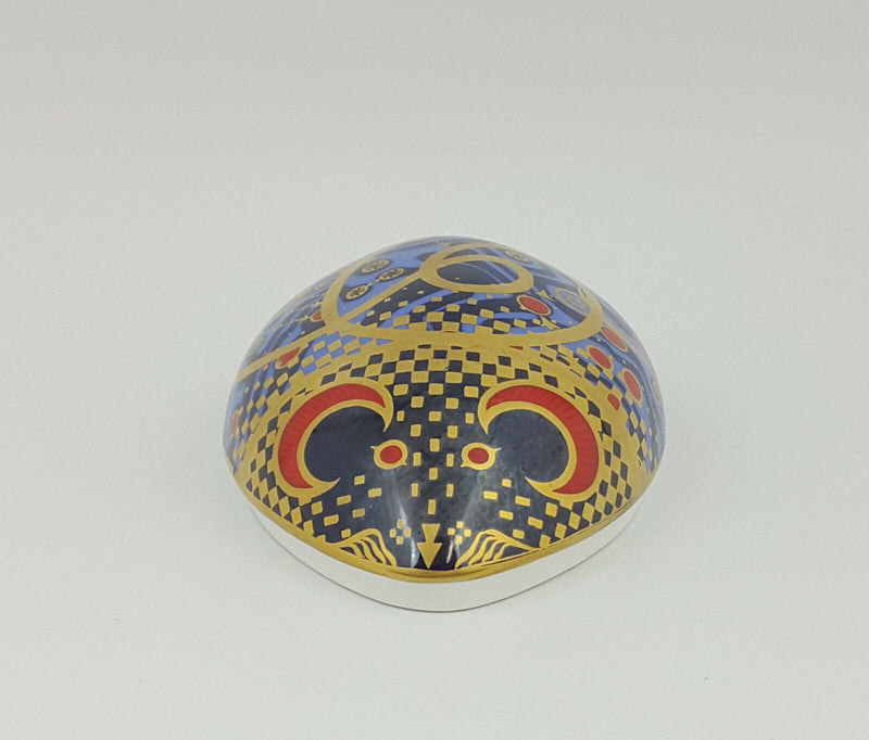 Royal Crown Derby Computer Mouse Paperweight - Gold Stopper