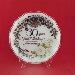 30 Years Pearl Wedding Anniversary Plate - 8836 OA