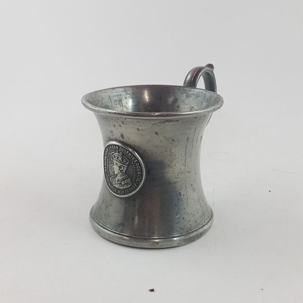 Coronation May 12 1937 Altringham Urban District Council Pewter Cup - OA 3563