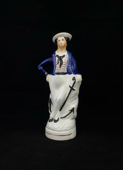 Staffordshire Figurine Sailor - Cracked