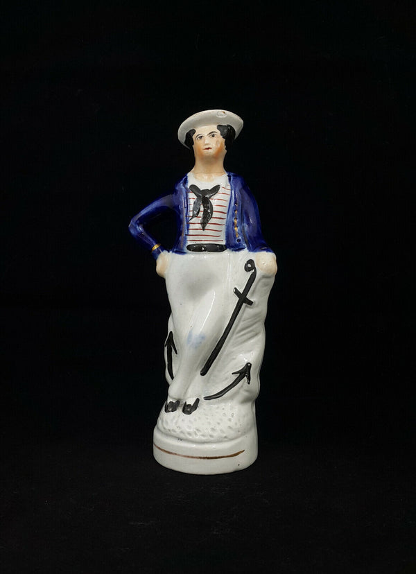 Staffordshire Figurine Sailor - Cracked