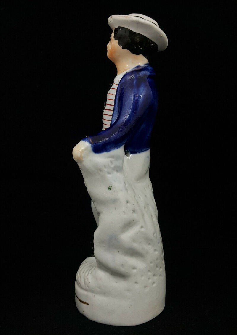 Staffordshire Figurine Sailor - Cracked