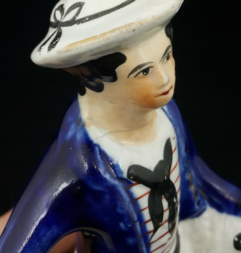 Staffordshire Figurine Sailor - Cracked