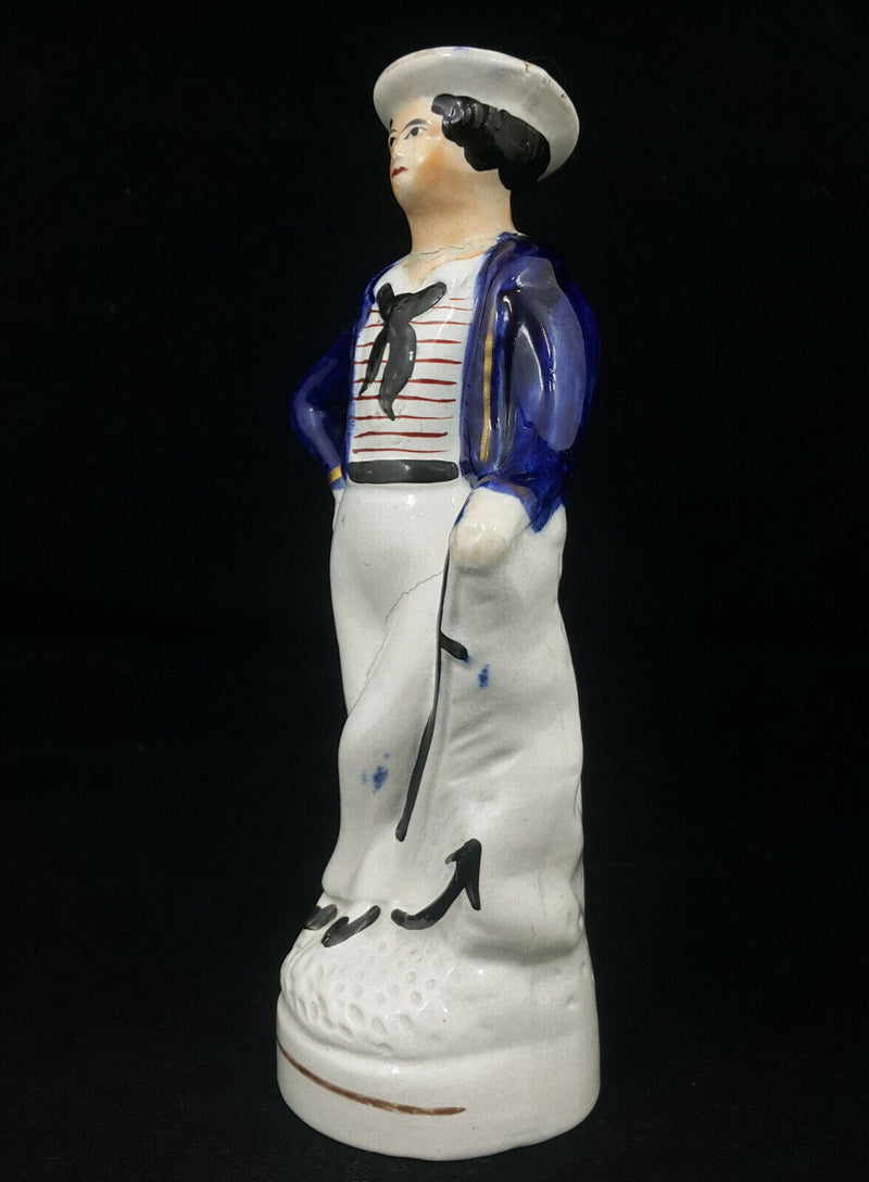 Staffordshire Figurine Sailor - Restored