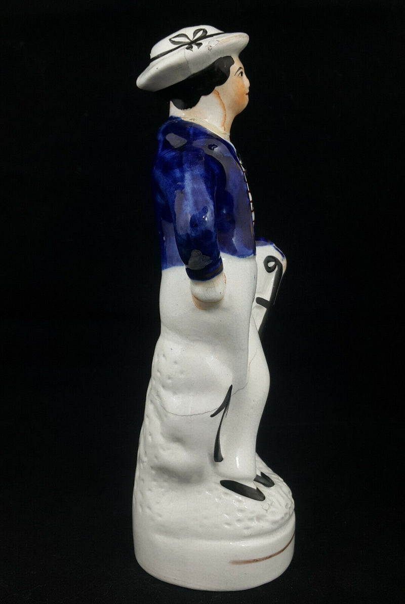 Staffordshire Figurine Sailor - Restored