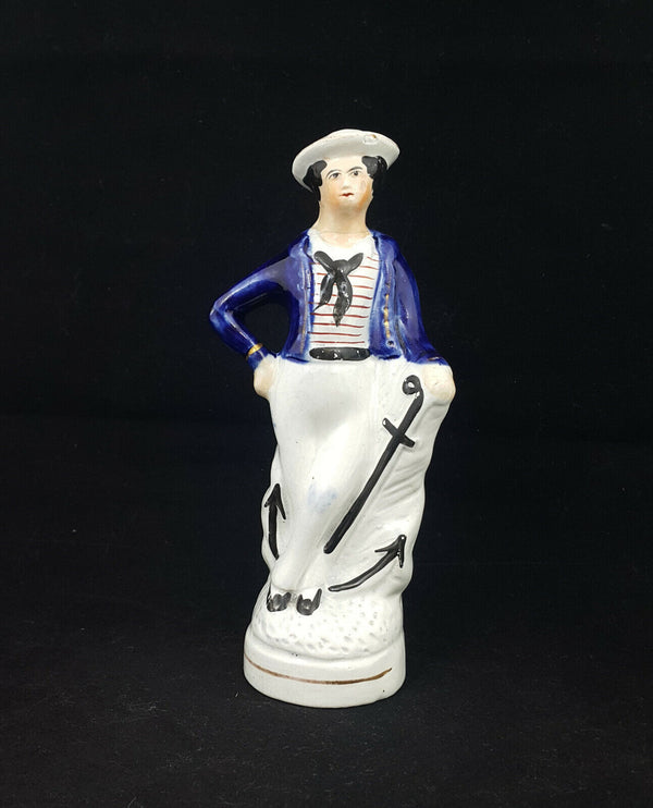 Staffordshire Sailor Figurine - Chipped/Cracked