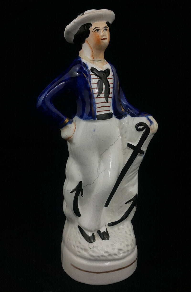 Staffordshire Figurine Sailor - Restored