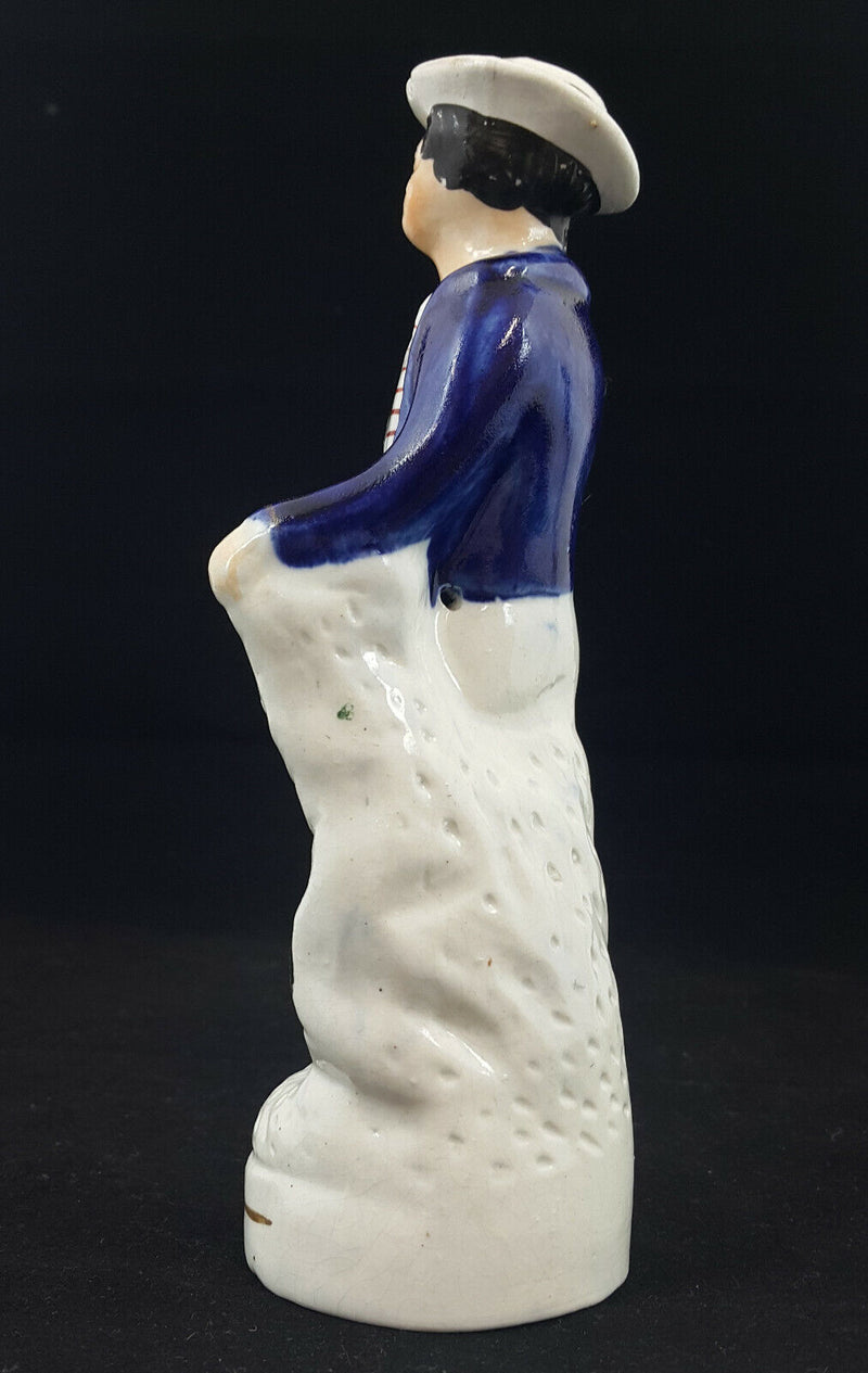 Staffordshire Sailor Figurine - Chipped/Cracked