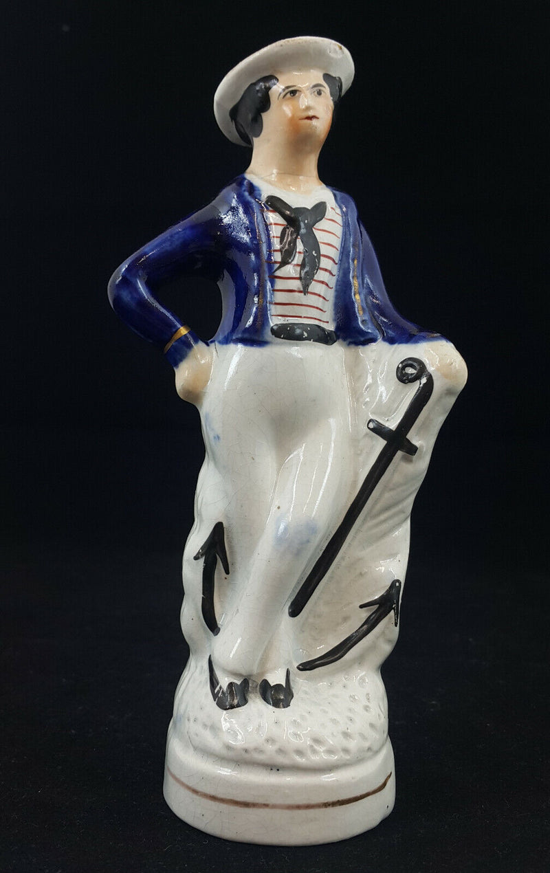 Staffordshire Sailor Figurine - Chipped/Cracked