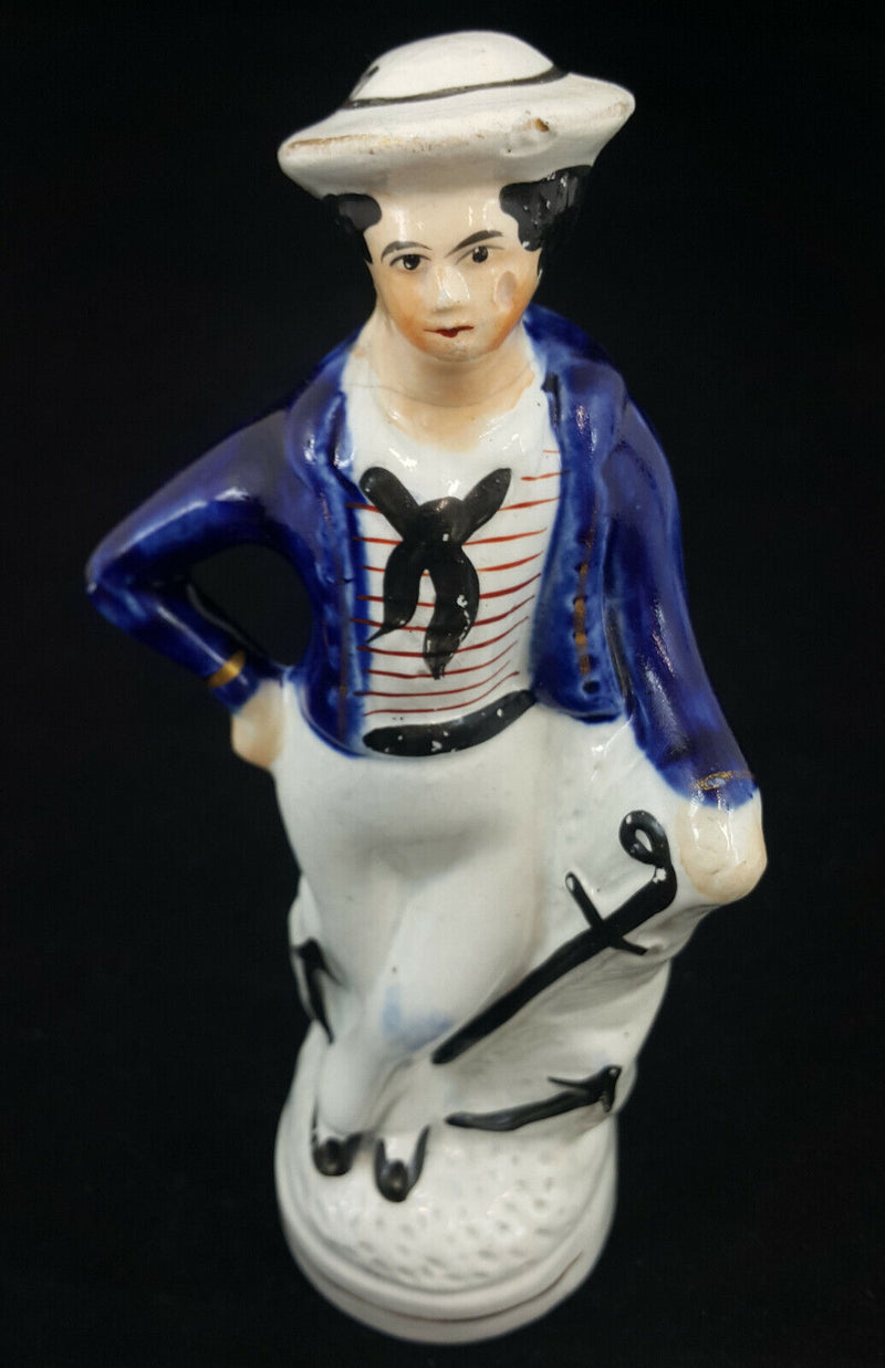 Staffordshire Sailor Figurine - Chipped/Cracked