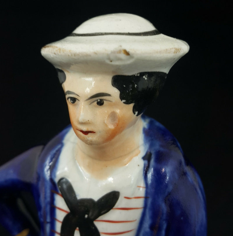 Staffordshire Sailor Figurine - Chipped/Cracked