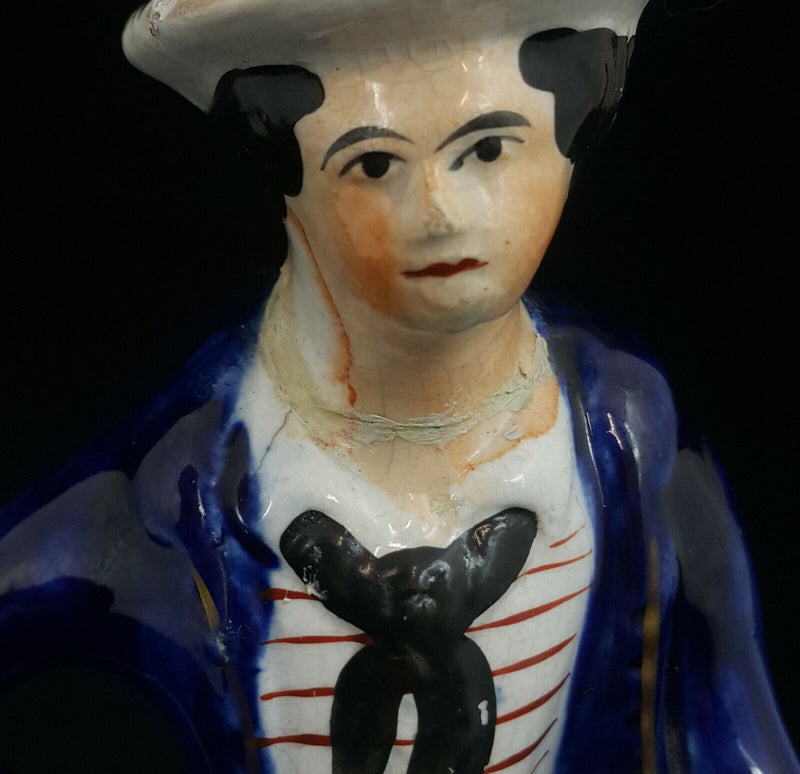 Staffordshire Figurine Sailor - Restored