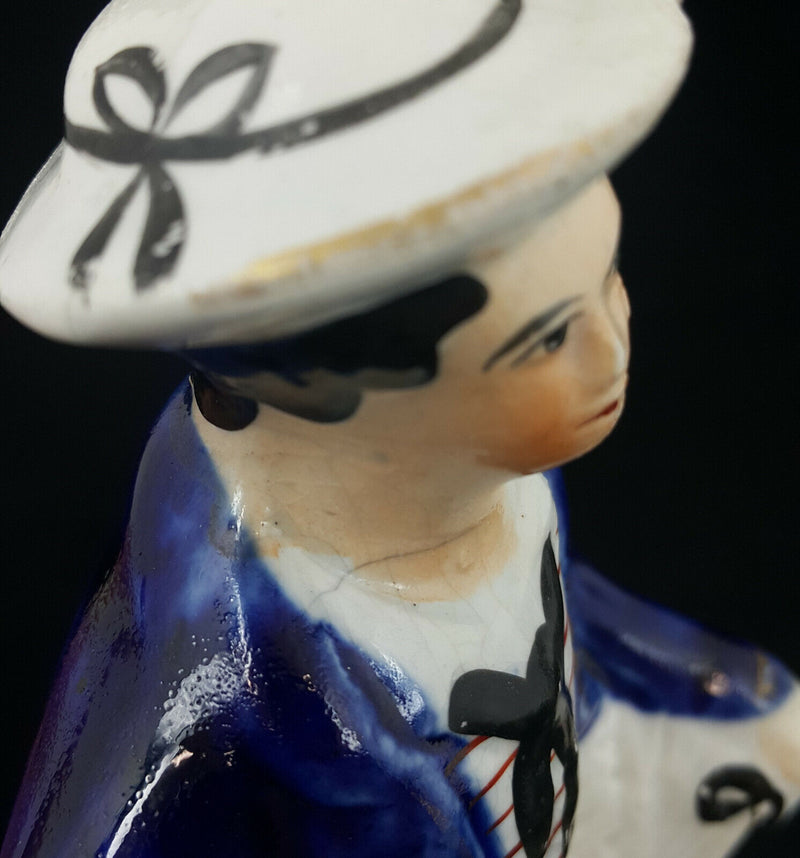 Staffordshire Sailor Figurine - Chipped/Cracked