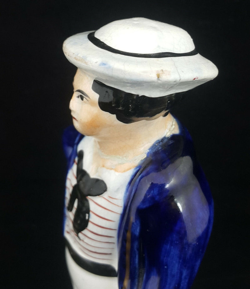 Staffordshire Figurine Sailor - Restored