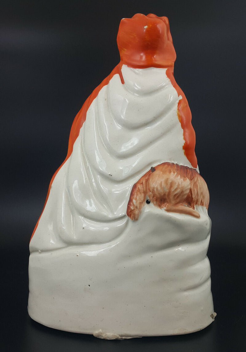 Staffordshire Wolf & Red Riding Hood - Damaged